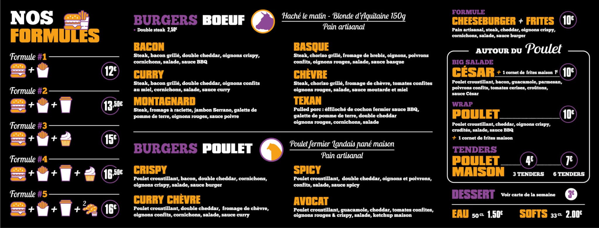 menu facebook web